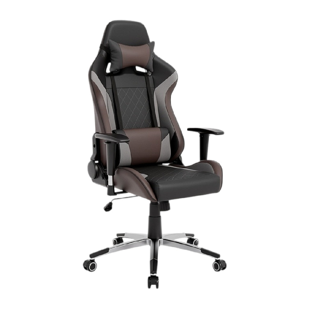 **Ergonomische Gaming Stoel met Verstelbare Armleuningen en Rugleuning**