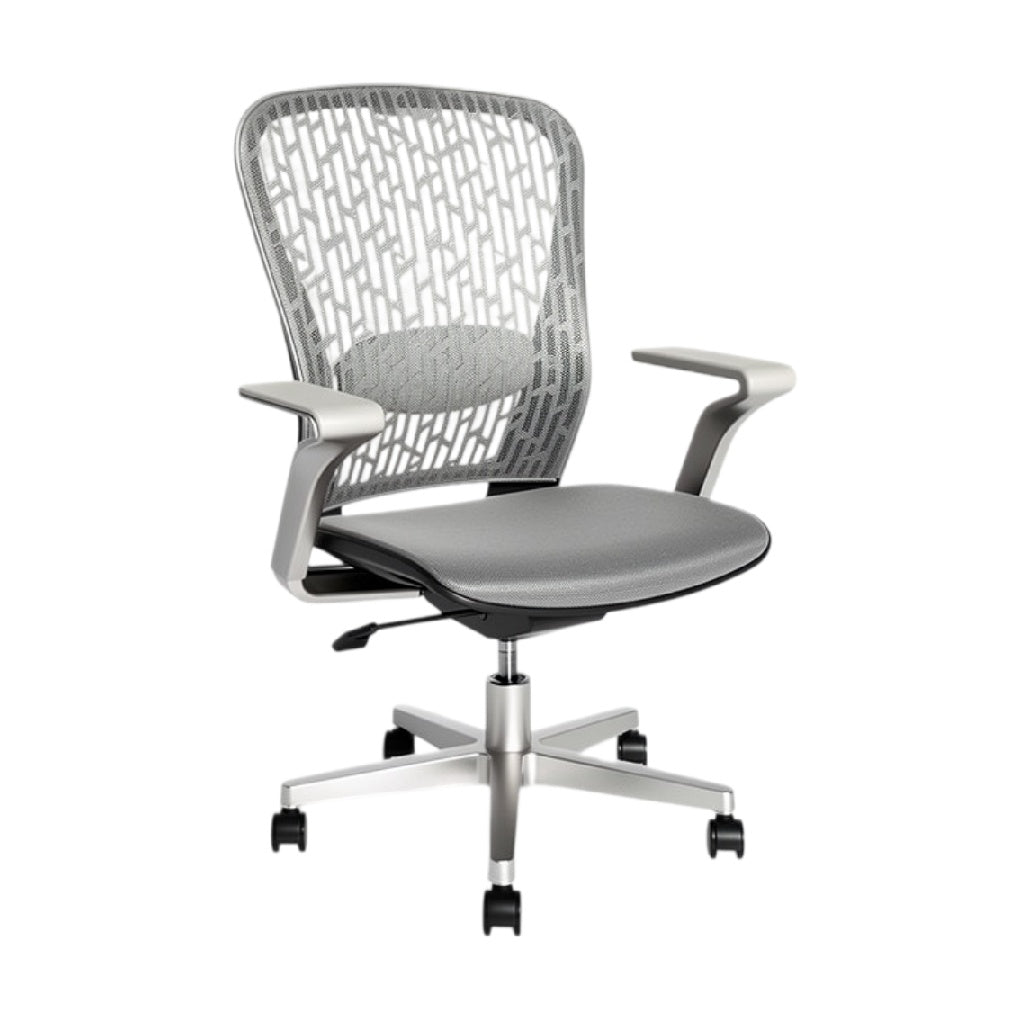 **Ergonomische bureaustoel met ademend netwerkdesign**